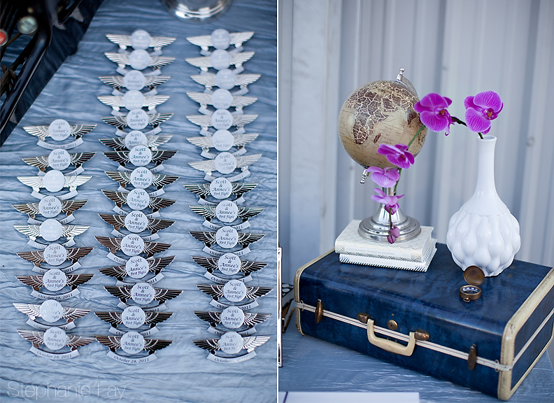 Airplane themed wedding Annee + Scott Scottsdale, Orange County
