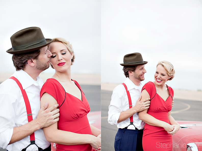 40's Vintage Engagement Shoot : Annee + Scott - Scottsdale, Orange ...